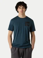 Koszulki męskie - The North Face T-Shirt Fine NF0A8A6M Zielony Regular Fit - miniaturka - grafika 1
