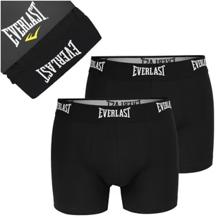 Everlast Bokserki Męskie Bawełniane Czarne 2 sztuki Rozmiar XL - Majtki męskie Everlast Bokserki Męskie Bawełniane Czarne 2 sztuki Rozmiar XL - Majtki męskie - miniaturka - grafika 1