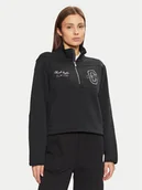 Bluzy damskie - Converse Bluza Retro 10027566-A01 Czarny Regular Fit - miniaturka - grafika 1