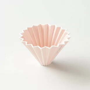 ORIGAMI Ceramiczny Origami Dripper M Różowy 99300167 - Zaparzacze i kawiarki - miniaturka - grafika 1