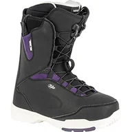 Buty snowboardowe - Nitro Damskie snowboardowe Scala TLS '23 All Mountain Freeride Freestyle system szybkiego sznurowania łódź snowboardowa, Black-Purple, MP 28,5 // EU 43 1/3 // US 11 - miniaturka - grafika 1