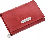 Portfele - PORTFEL DAMSKI PORTMONETKA Z SUWAKIEM SKÓRZANA - miniaturka - grafika 1