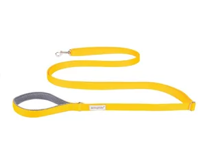 Ami Play Smycz regulowana S 1,6-3m x 1,5cm żółta - Smycze dla psów - miniaturka - grafika 1