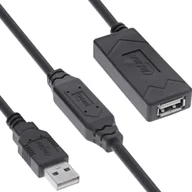 Kable USB - InLine® USB 2.0 Aktiv-Verlängerung, USB-A Stecker/Buchse, 20m - miniaturka - grafika 1
