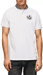 Pepe Jeans Jairo męska bluza polo, biały, S - Bluzy męskie - miniaturka - grafika 1
