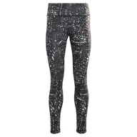 Spodnie sportowe damskie - Damskie Spodnie REEBOK WOR AOP TIGHT GS1949 – Czarny - miniaturka - grafika 1