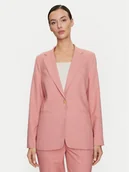 Marynarki i żakiety damskie - Tommy Hilfiger Marynarka WW0WW39977 Różowy Regular Fit - miniaturka - grafika 1
