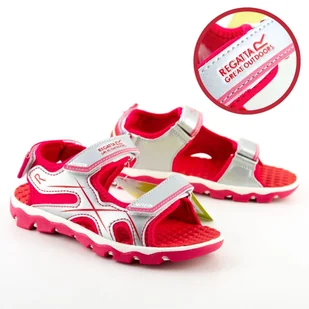 Sandały dziewczęce Regatta Kota Drift sportowe srebrno-różowe -38 - REGATTA - Buty dla dziewczynek Sandały dziewczęce Regatta Kota Drift sportowe srebrno-różowe -38 - REGATTA - Buty dla dziewczynek - miniaturka - grafika 1