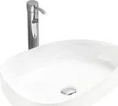 Umywalki - Umywalka Mexen Mexen Chiara umywalka nablatowa 54 x 39 cm biała - 21585400 - miniaturka - grafika 1