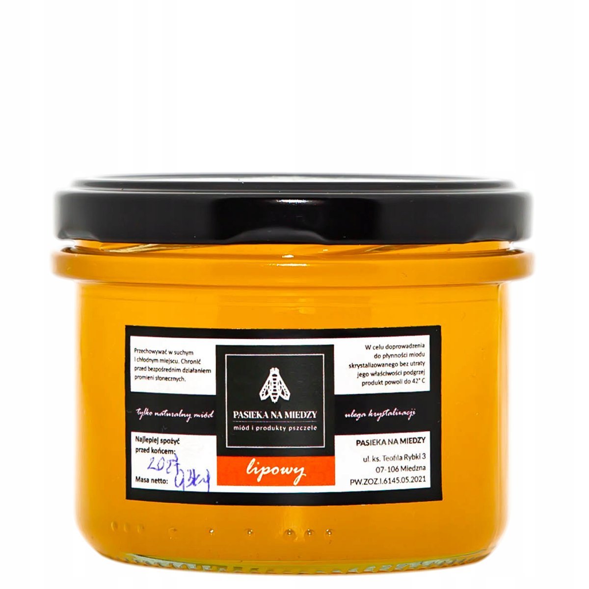 Miód lipowy 300g Naturalny miód Polski produkt