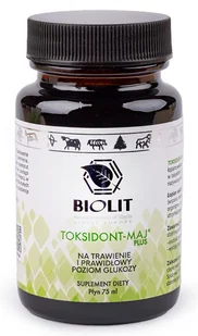 Biolit Toksidont Maj Plus na trawienie i prawidłowy poziom glukozy 75ml - Herbata - miniaturka - grafika 1
