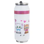 Kubki termiczne - Orion Kubek Termiczny Termos Bidon Kotki Kotek Puszka 400 Ml - miniaturka - grafika 1