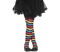 Dodatki do strojów karnawałowych - Rajstopy Dziecięce Paski - miniaturka - grafika 1