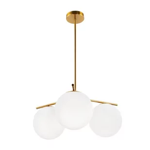 Step into design Lampa wisząca Venus-3 kule mosiądz Step Into Design ST-5026-3 BRASS - Lampy sufitowe - miniaturka - grafika 2