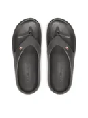 Klapki i japonki damskie - Tommy Hilfiger Japonki Th Comfort Beach Sandal FW0FW08522 Szary - miniaturka - grafika 1