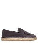 Espadryle męskie - Calvin Klein Espadryle Espadrille Loafer Band Su HM0HM02072 Brązowy - miniaturka - grafika 1