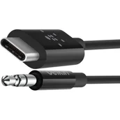 Kable - Belkin Kabel USB-C 3,5mm Audio (F7U079bt06-BLK) - miniaturka - grafika 1