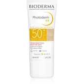 Kremy do twarzy z filtrem - Bioderma Photoderm AR tonujący krem ochronny do bardzo wrażliwej skóry ze skłonnością do zaczerwienień SPF 50+ odcień Natural 30 ml - miniaturka - grafika 1