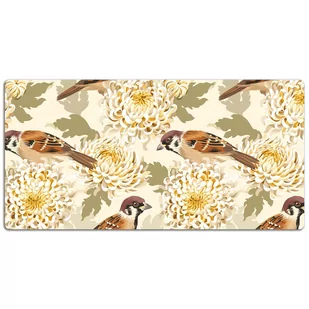 Ochronna podkładka na biurko Złote ptaki 120x60 cm, Dywanomat - Podkładki na biurko Ochronna podkładka na biurko Złote ptaki 120x60 cm, Dywanomat - Podkładki na biurko - miniaturka - grafika 1