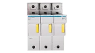 Bezpieczniki elektryczne - Hager Podstawa bezp. modułowa 3bieg do50A LR603 - miniaturka - grafika 1