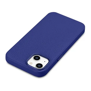 iCarer Litchi Premium Leather Case skórzane etui iPhone 14 magnetyczne z MagSafe ciemnoniebieski (WMI14220709-DB) - Etui i futerały do telefonów - miniaturka - grafika 12