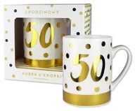 Kubki - Kubek w kropki-50 Nowa - miniaturka - grafika 1