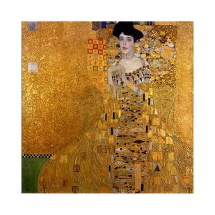 Reprodukcja obrazu Gustava Klimta – Adele Bloch Bauer I, 40x40 cm - Obrazy i zdjęcia na płótnie - miniaturka - grafika 1