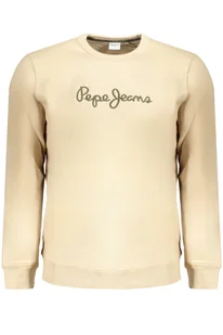 PEPE JEANS BEŻOWA BLUZA MĘSKA BEZ ZAMKA - Bluzy męskie - miniaturka - grafika 1