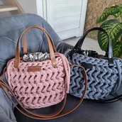 Torebki damskie - Torba miniLuna kolor róż - miniaturka - grafika 1