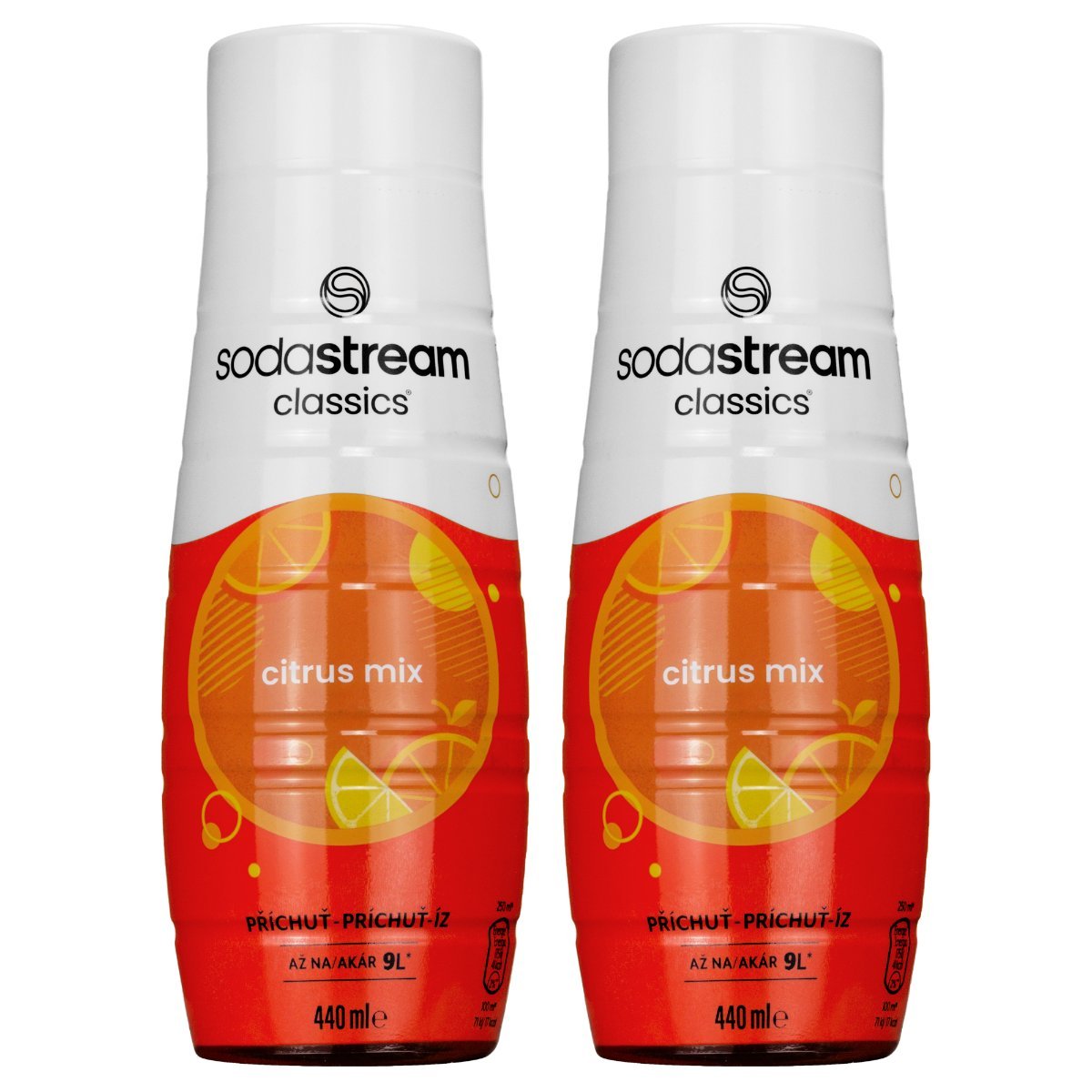 2x SYROP SODASTREAM CITRUS MIX POMARAŃCZA CYTRYNA I GREJPFRUT DO SATURATORA
