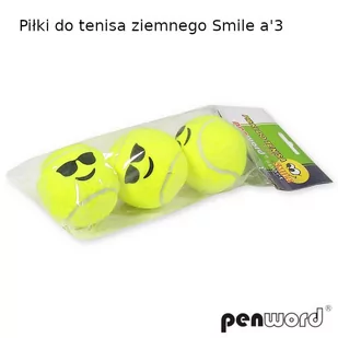 Piłki Do Tenisa Ziemnego Smile 3Szt Penword - Piłki dla dzieci - miniaturka - grafika 1