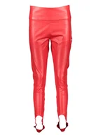 Legginsy - adidas Legginsy w kolorze czerwonym - miniaturka - grafika 1