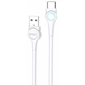 Kable USB - Kabel USB - USB Typ-C BWOO X213C 1 m Biały - miniaturka - grafika 1