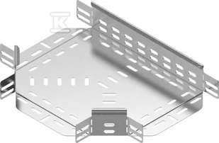 Trójnik korytka TKJ100H60, grubość blachy 1,0mm - Inne akcesoria elektryczne - miniaturka - grafika 1