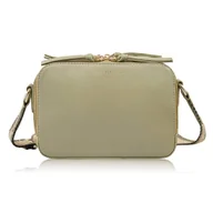 Torebki damskie - Torebka damska skórzana listonoszka na ramię modna zielona Paolo Peruzzi KV-03-GR - miniaturka - grafika 1