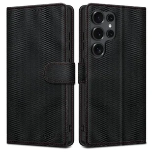 Etui TECH-PROTECT Wallet RS do Samsung Galaxy S25 Ultra Czarno-czerwony - Etui i futerały do telefonów - miniaturka - grafika 1