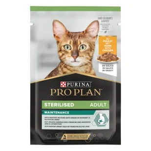 PRO PLAN Sterilized Nutrisavour 26 x 85 g Kurczak - Mokra karma dla kotów - miniaturka - grafika 1