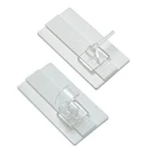 Karnisze - Uniwersalny haczyk regulowany - 2 sztuki - miniaturka - grafika 1