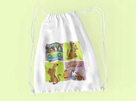 Torby szkolne - WOREK DO SZKOŁY WF/BUTY SCOOBY DOO + IMIĘ - miniaturka - grafika 1