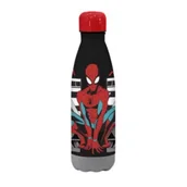 Bidony dla dzieci - Butelka na wodę stal nierdzewna Spiderman 845116 Kids Euroswan 500 ml - miniaturka - grafika 1