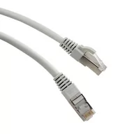 Patchcordy - Patchcord SSTP (PiMF) kat.6a 0.25m (szary) - miniaturka - grafika 1