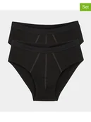 Majtki męskie - Sloggi Slipy (2 pary) w kolorze czarnym - miniaturka - grafika 1