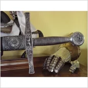 Repliki - broń - MIECZ EXCALIBUR KRÓLA ARTURA Z POCHWĄ (3201/V) - miniaturka - grafika 1