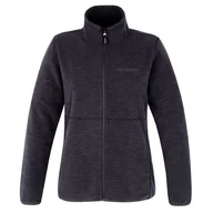 Bluzy sportowe damskie - Bluza damska Hannah Livela II Rozmiar: S / Kolor: czarny - miniaturka - grafika 1