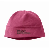 Czapki dla dzieci - Dziecięca czapka polarowa Jack Wolfskin REAL STUFF BEANIE K dark fuchsia - ONE SIZE - miniaturka - grafika 1