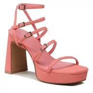 Sandały damskie - Sandały DeeZee Y558-6 Watermelon Redkor - miniaturka - grafika 1