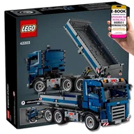 Klocki - PREZENT DLA DZIECKA 9+ LEGO Technic 42203 Wywrotka – Zestaw Budowlany z Przechylaną Skrzynią i Ruchomymi Elementami + EBOOK-3 - miniaturka - grafika 1