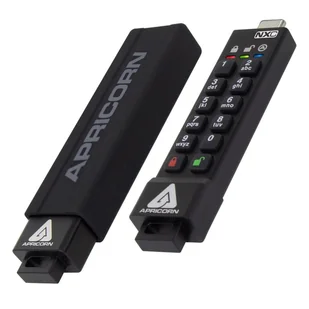 Apricorn Aegis Secure Key 3NXC 4 GB USB Typu-A 3.2 Gen 1 (3.1 Gen 1) Czarny ASK3-NXC-4GB - Pendrive - miniaturka - grafika 1