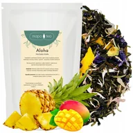 Herbata - Herbata Biała Liściasta China OP Aloha Ananas Mango Aloes Bławatek 50g - miniaturka - grafika 1
