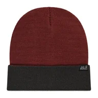 Czapki damskie - Jack Wolfskin Czapka Rib Hat 1903891-2185 Cordovan Red - miniaturka - grafika 1